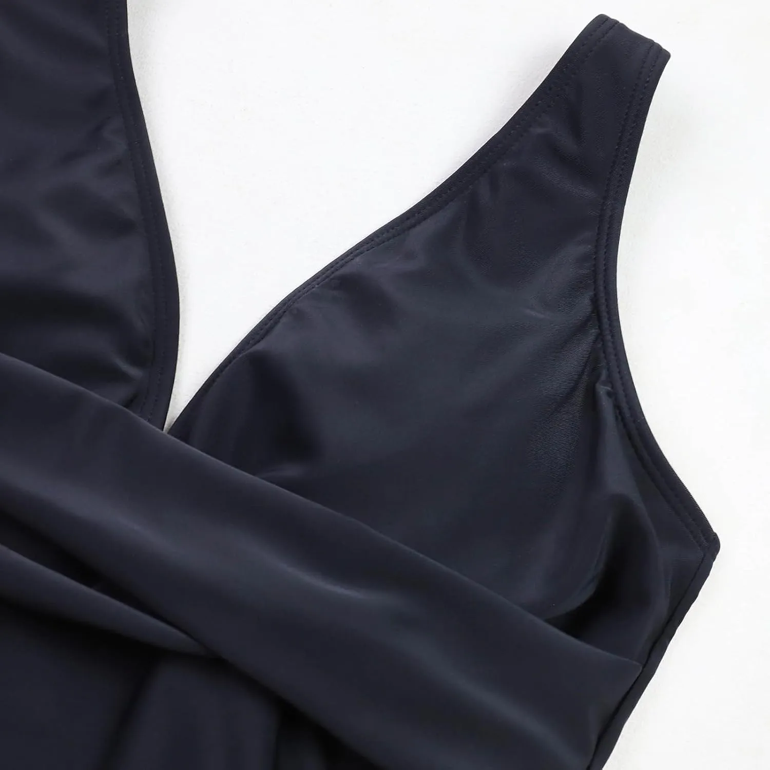 Swimsuits for Women Slimming Bathing Suit Retro Ruched Push Up Vintage Padded Swimwear Swim Suits for Women 2025