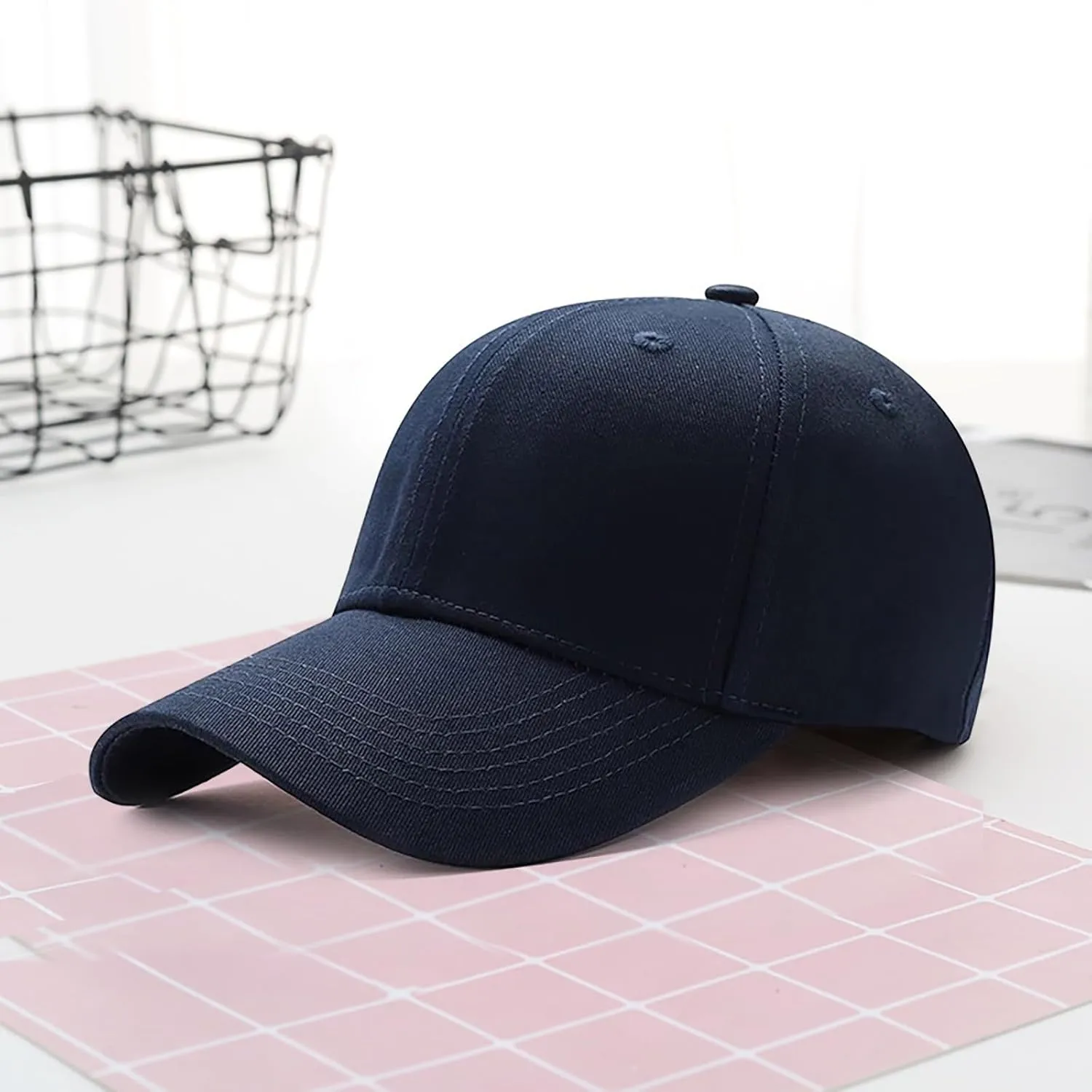 Unisex Classic Low Profile Cotton Baseball Cap Plain Blank Solid Color Soft Unconstructed Adjustable Size Dad Hat Embroidery