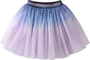 VIKITA Girls Layered Tutu Skirt Party Tulle Skirts Princess Dress Birthday Outfit