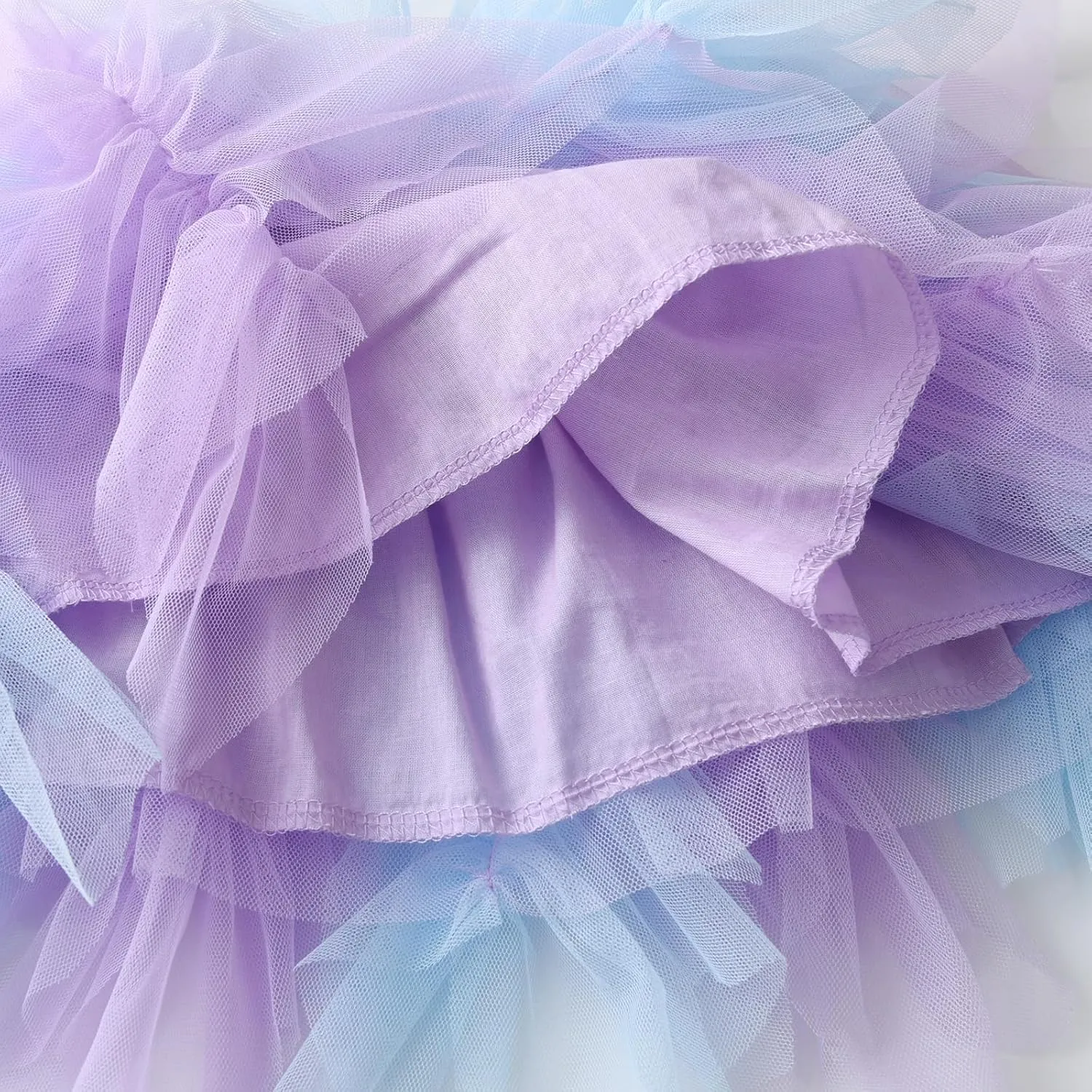 VIKITA Girls Layered Tutu Skirt Party Tulle Skirts Princess Dress Birthday Outfit