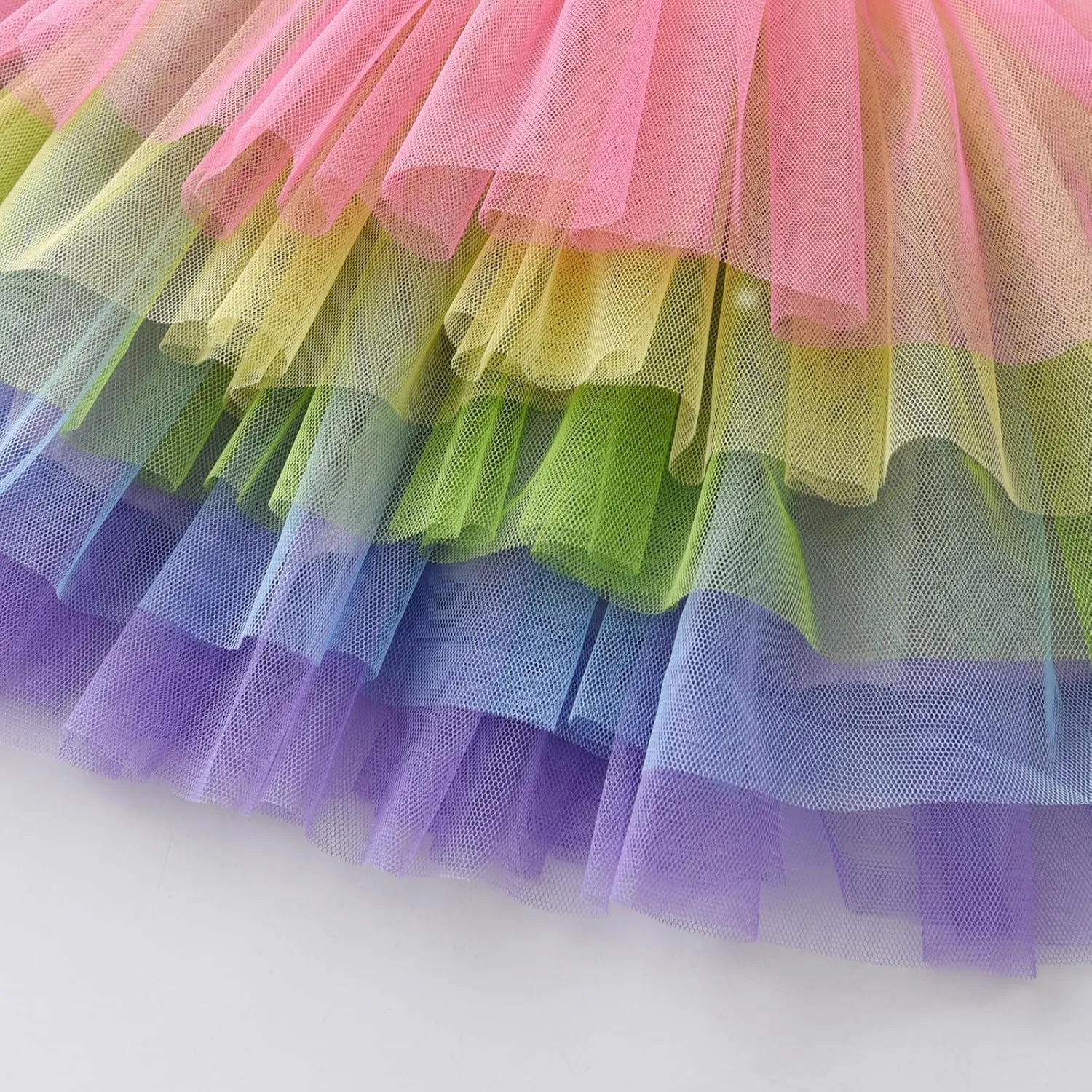 VIKITA Girls Layered Tutu Skirt Party Tulle Skirts Princess Dress Birthday Outfit