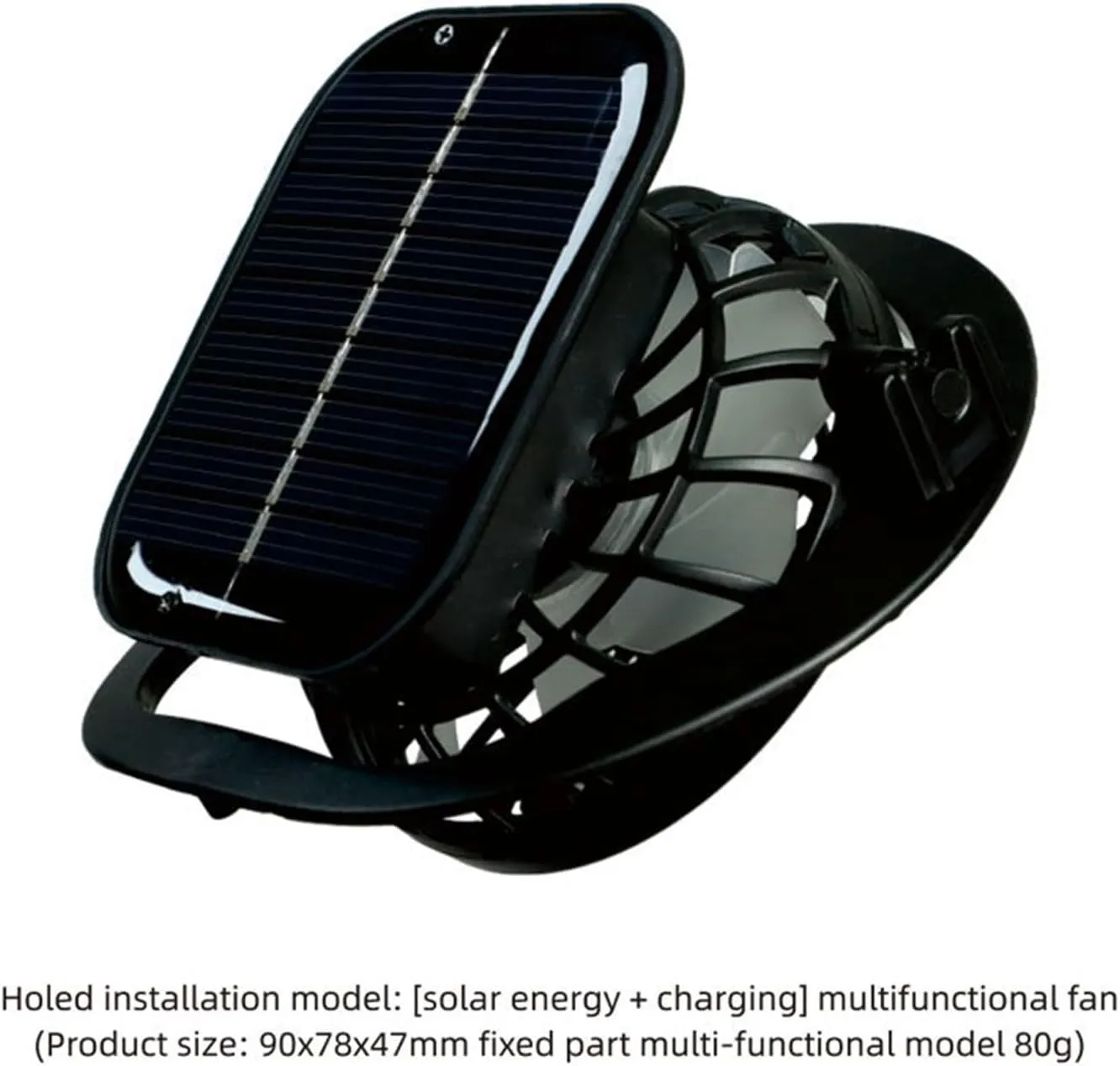Wide Brim Solar Fan Outdoor Fishing Hat - Solar Fan & USB Charging, Summer Sun Straw Waterproof Cap with Solar Fan Built
