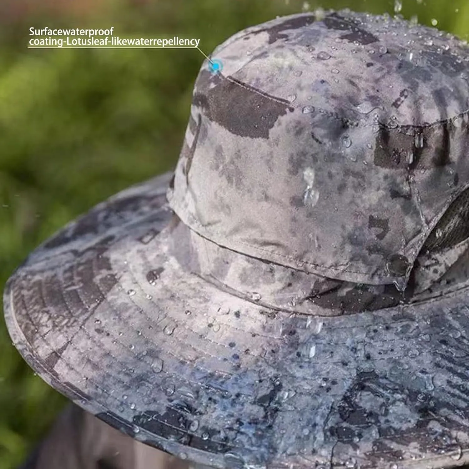 Wide Brim Solar Fan Outdoor Fishing Hat - Solar Fan & USB Charging, Summer Sun Straw Waterproof Cap with Solar Fan Built