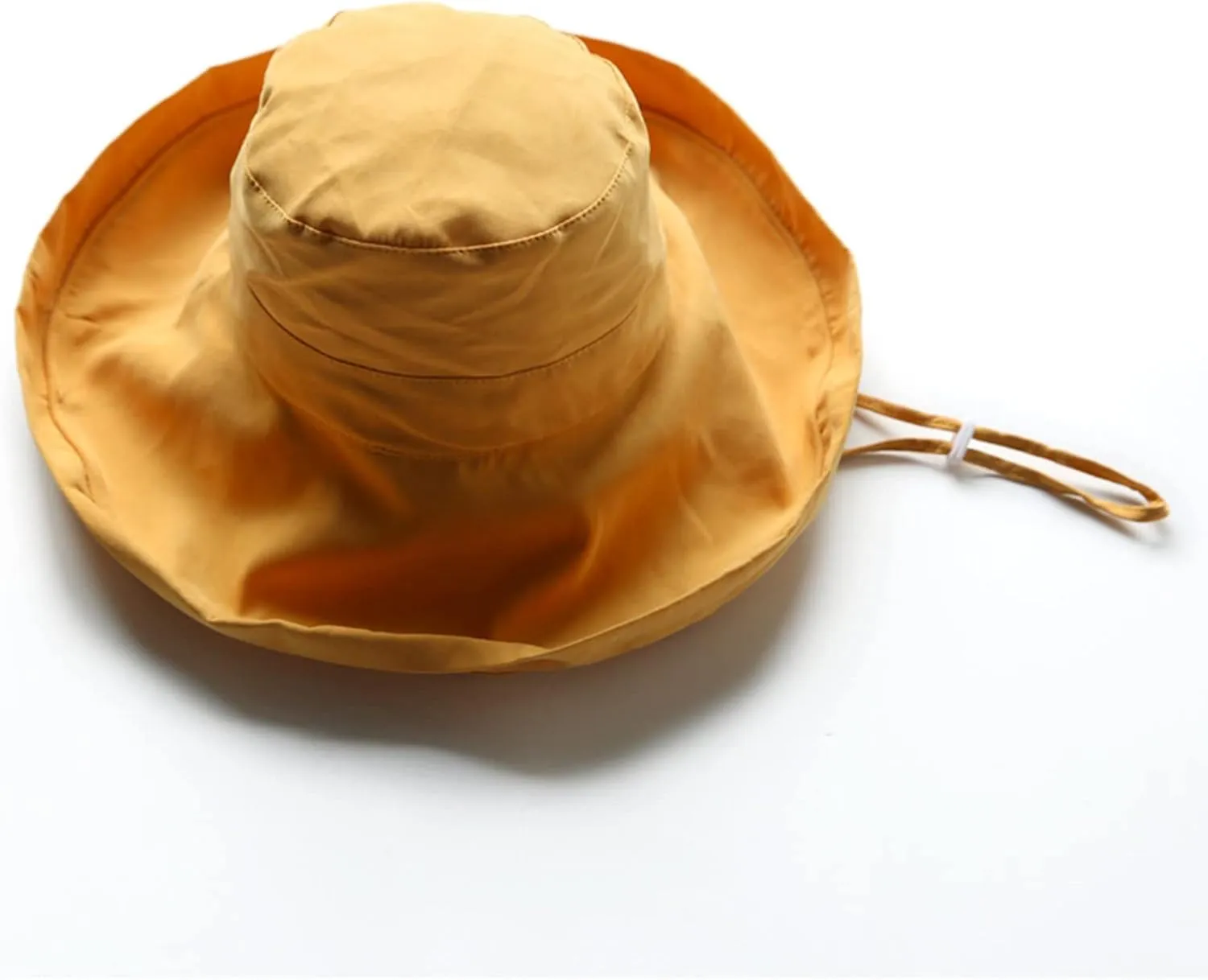 Wide Brim Sun Hats Women Cotton Floppy Roll-Up Bucket Hat Packable Summer Beach Hat UV Protection Travel Accessories