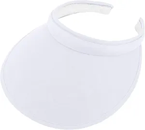 Wide Brim Visor Hats for Men Women Clip on Sun Visors Hat Adjustable Casual Large Size Sun Hat Beach Cap