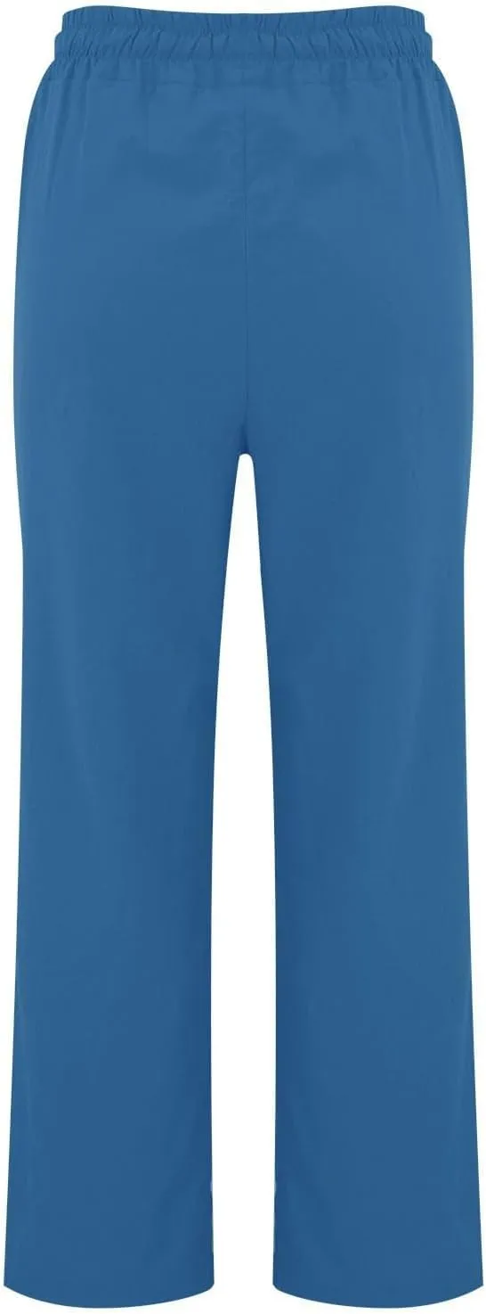 Wide Leg Linen Pants for Women High Waisted Summer Palazzo Pants Lightweight Boho Flowy Beach Pants with Pockets