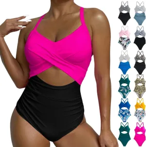 Women Swimsuits Vacation Bikini Sets for Women Tankini Swimsuits for Women Tummy Control Bathing Suit Cute