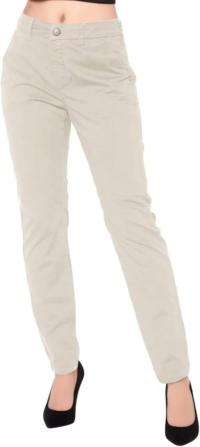 Women's High Waisted Business Pants Straight Leg Pleated Elegant Office Slacks Stretchy Dress Trousers with Pockets