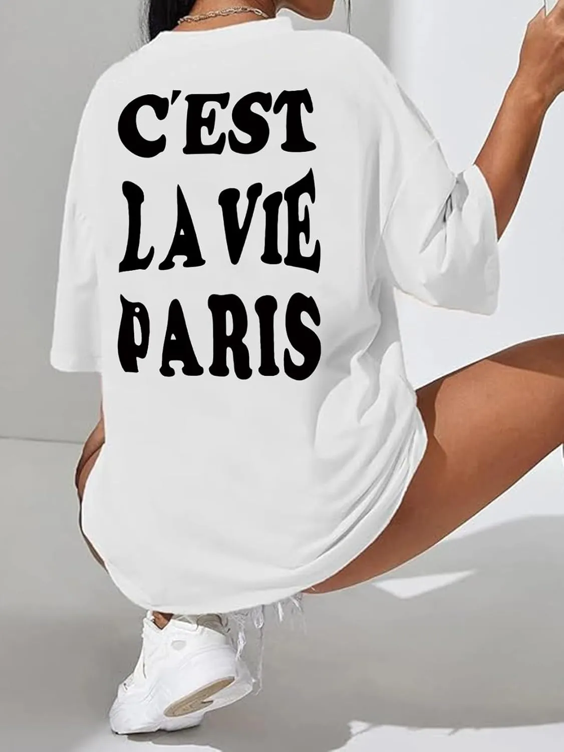 Womens Oversized Tshirts Graphic Tees: Casual Cute Short Sleeve Baggy Shirt Loose Fit Summer Top