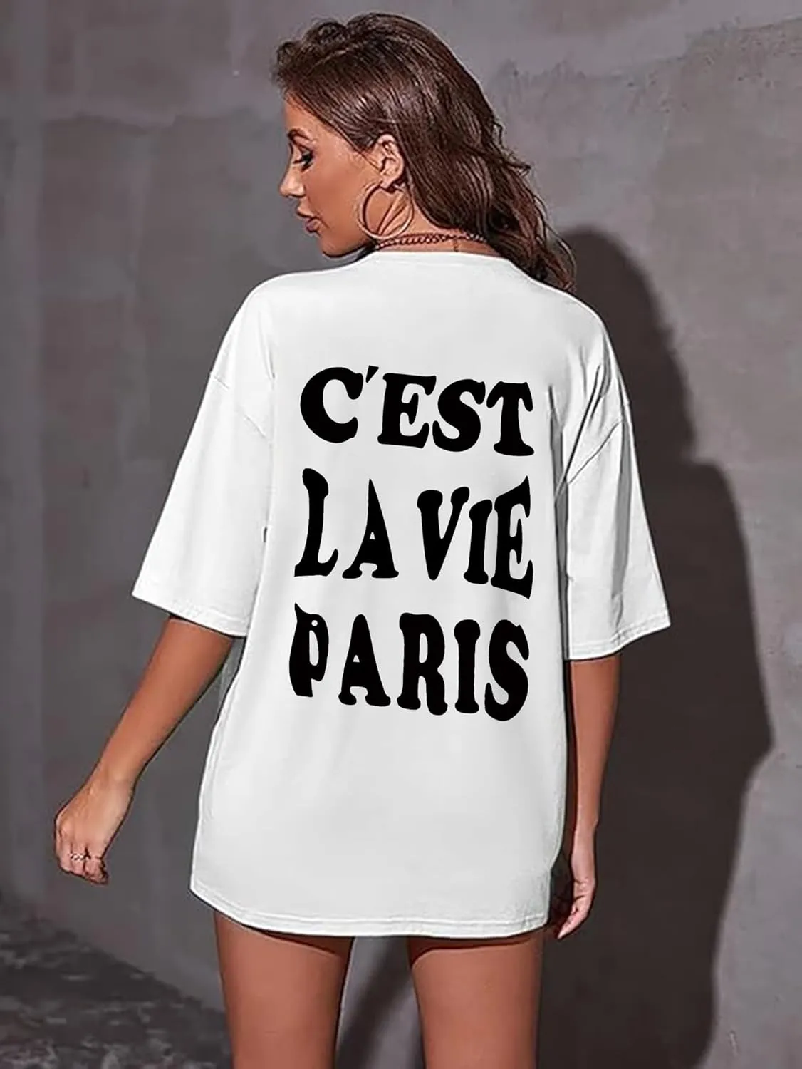 Womens Oversized Tshirts Graphic Tees: Casual Cute Short Sleeve Baggy Shirt Loose Fit Summer Top