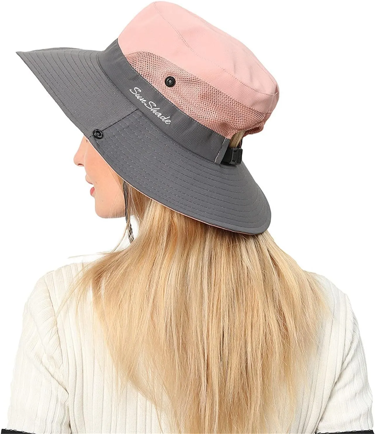 Womens Sun Straw Hats Casual Sun Hat Wide Brim Foldable Roll up Cap Summer Adjustable Beach Hat Beach Caps for