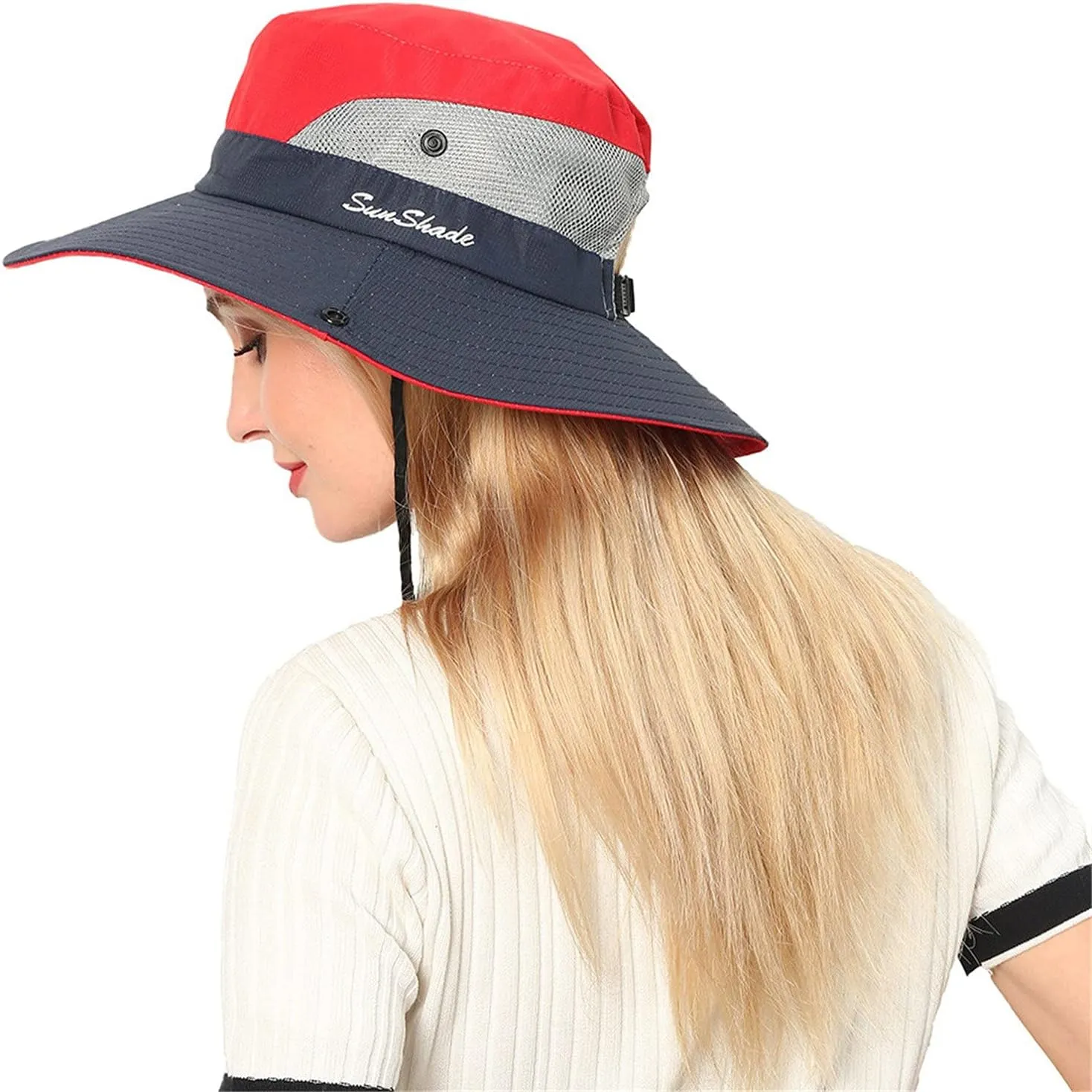 Womens Sun Straw Hats Casual Sun Hat Wide Brim Foldable Roll up Cap Summer Adjustable Beach Hat Beach Caps for