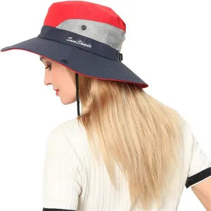 Womens Sun Straw Hats Casual Sun Hat Wide Brim Foldable Roll up Cap Summer Adjustable Beach Hat Beach Caps for