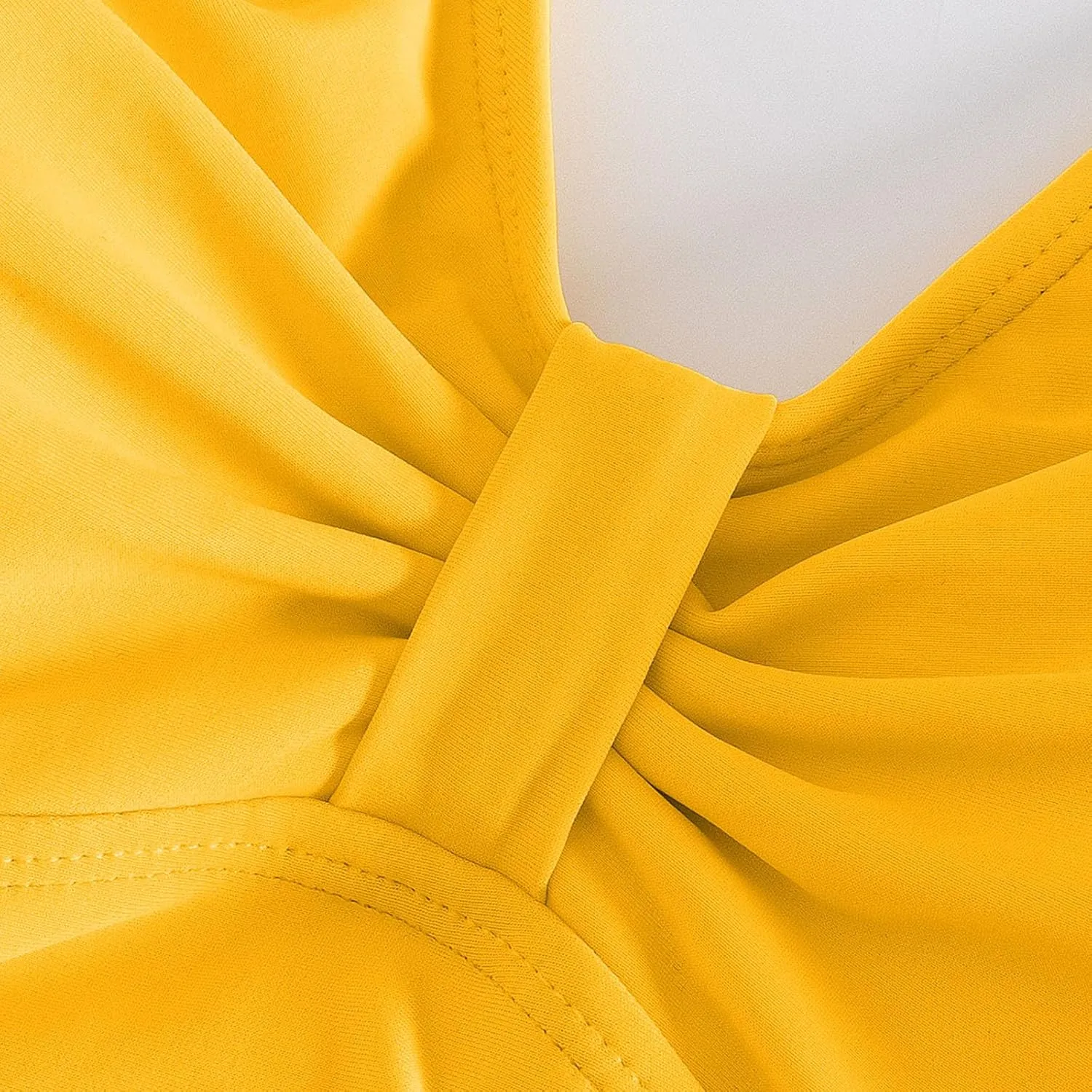 Women's Swimsuits Modest One Piece Ruched Halter Bathing Suits Backless 2025 Trendy Beach Party Swimwear Bult in Bra