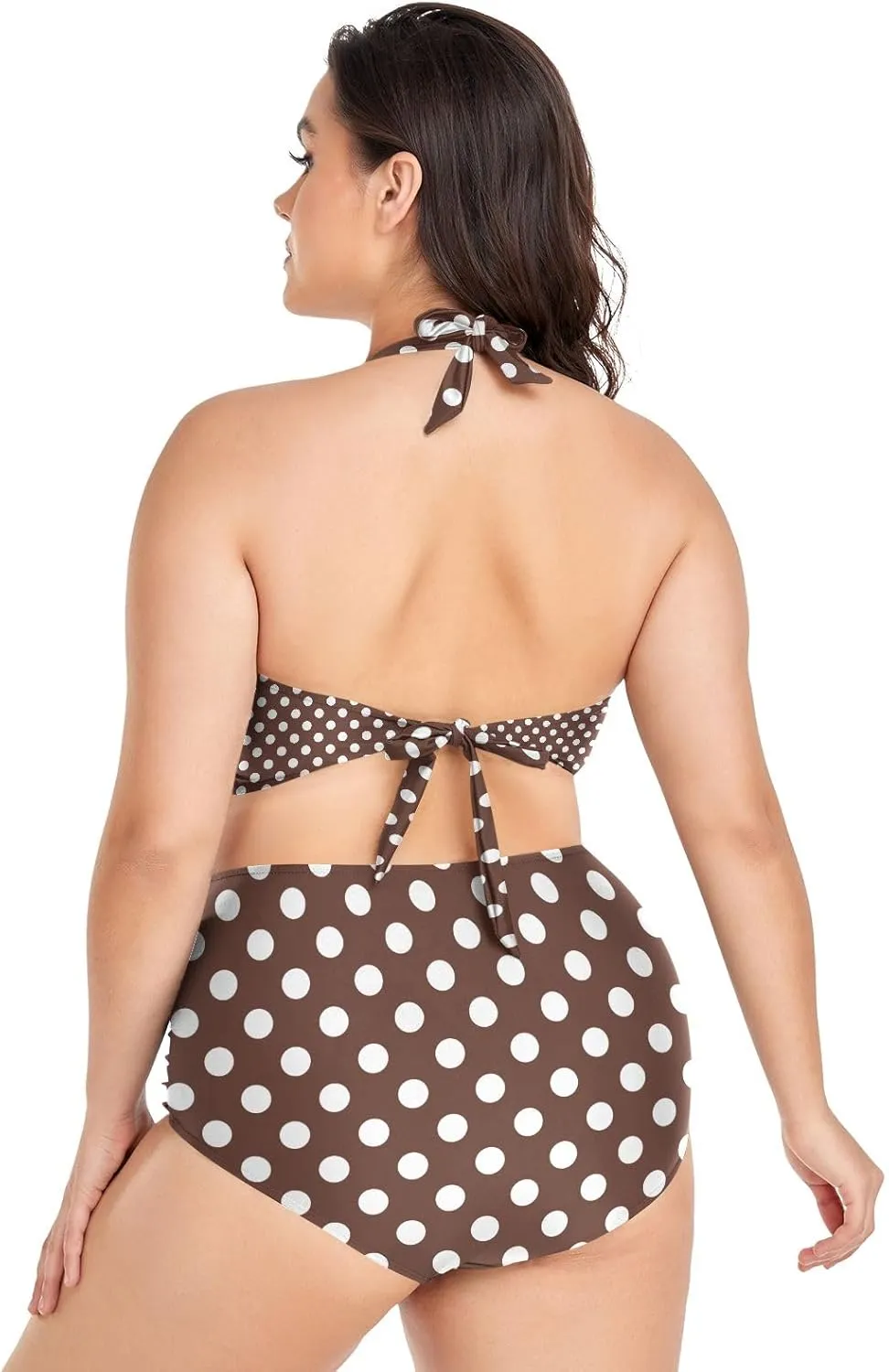 Women's Two Piece Swimsuits High Waisted Strapless Bikini Sets Women Swimsuit Plus Size Bikini Set