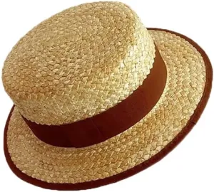 Women's Wide Brim Straw Hat Flat Top Ladies Travel Holiday Casual Beach Hats