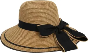 Women's Wide Brim Straw Sun Hat Big Floppy Foldable Roll Up Cap Summer Trendy Boho Beach Hat Fishman Bucket Hat