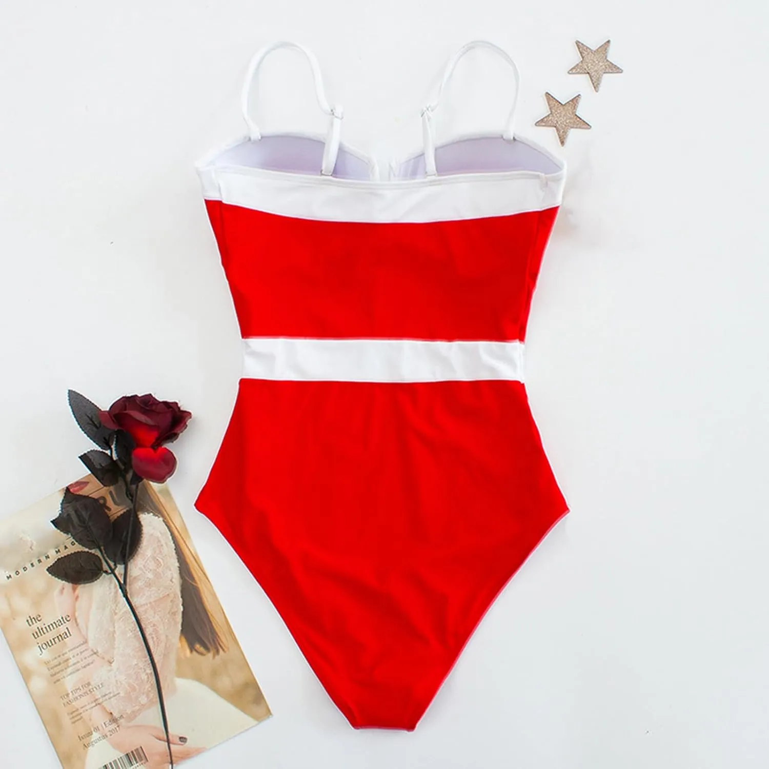 yardsong Bathing Suit for Women One Piece Modest Swimsuits Adjustable Spaghetti Straps Backless Tummy Control Swimwear